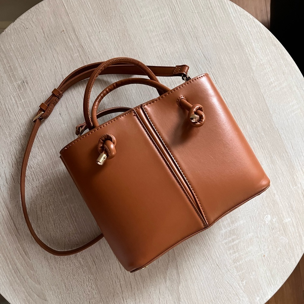 Zara Tan Crossbody Bag